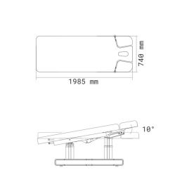 Table SPA électrique 4 moteurs