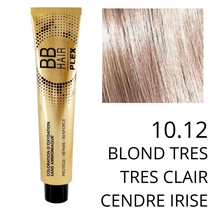 Coloration BBHAir Plex 10.12 Blond très très clair cendré irisé sans ammoniaque