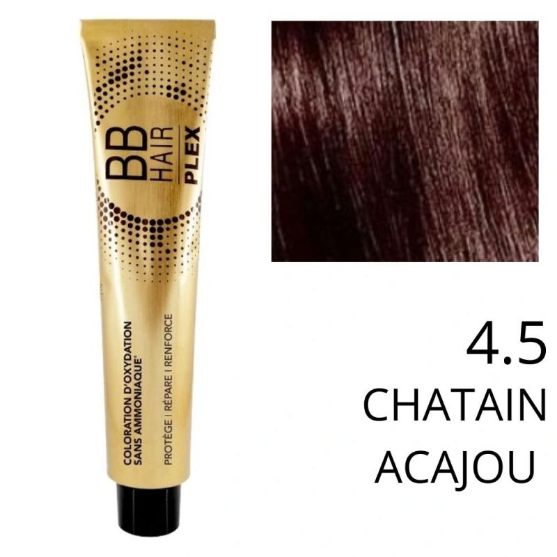 Coloration BBHAir Plex 4.5 Châtain acajou