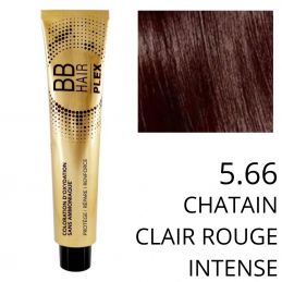 Coloration BBHAir Plex 5.66 Châtain clair rouge profond