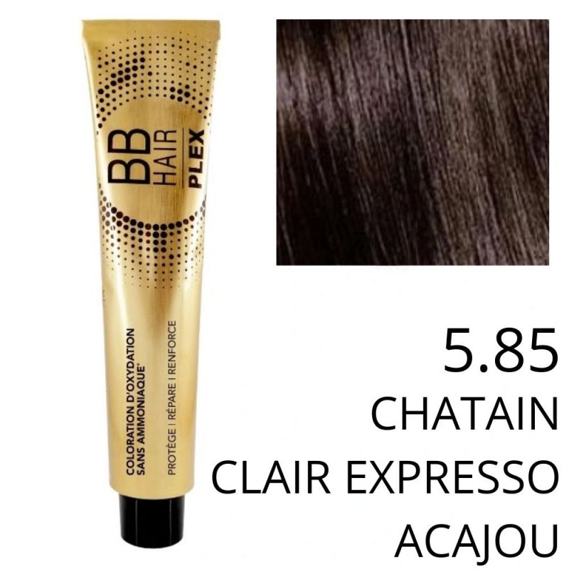 Coloration BBHAir Plex 5.85 Châtain clair expresso acajou