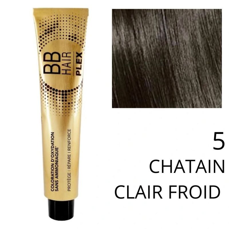 Coloration BBHAir Plex 5 châtain clair froid