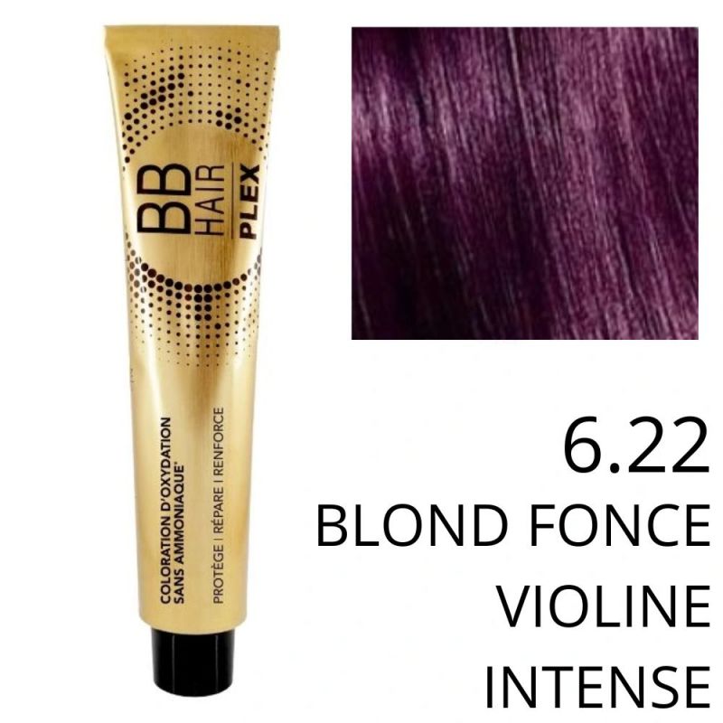 Coloration BBHAir Plex 6.22 blond foncé violine intense