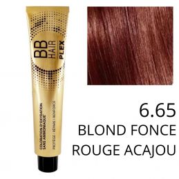 Coloration BBHAir Plex 6.65 blond foncé rouge acajou