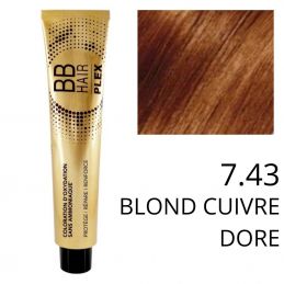 Coloration BBHAir Plex 7.43 Blond cuivré doré