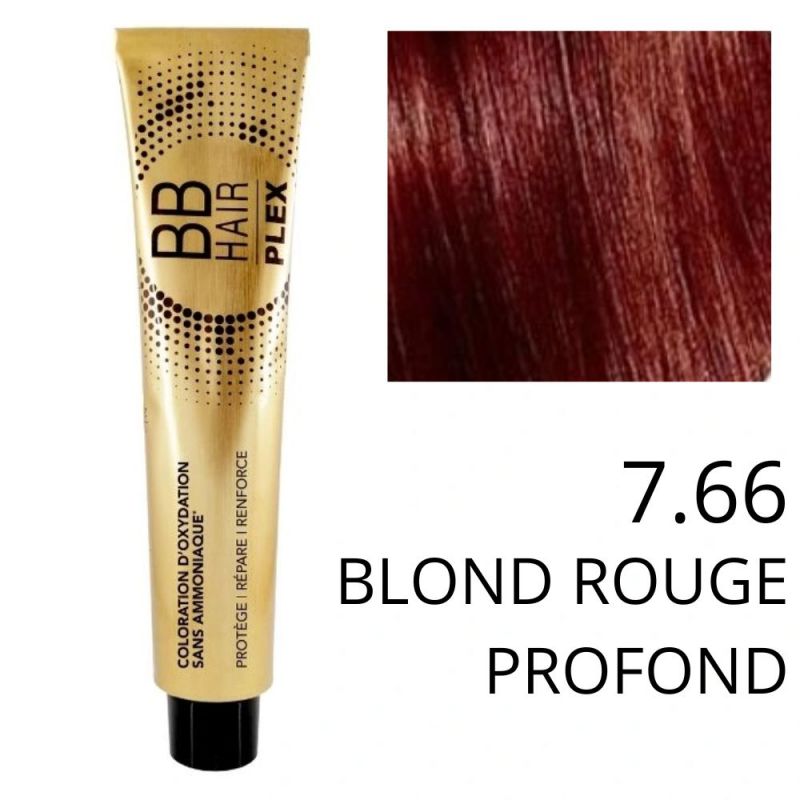 Coloration BBHAir Plex 7.66 Blond rouge profond