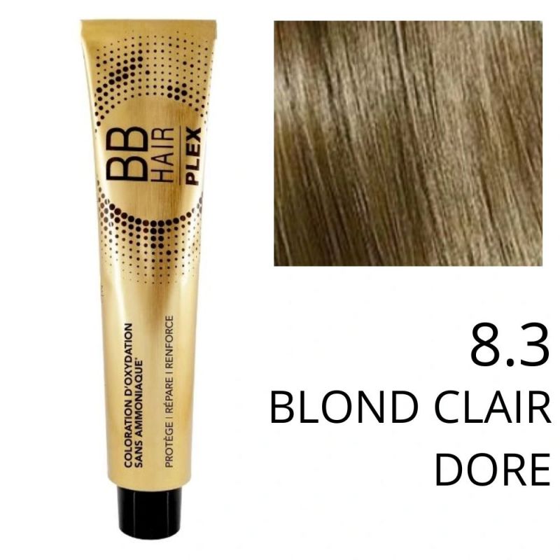 Coloration BBHAir Plex 8.3 Blond clair doré