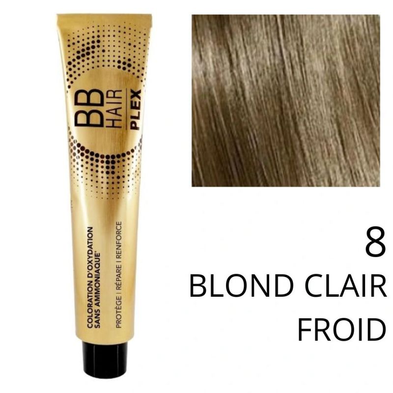 Coloration BBHAir Plex 8 Blond clair froid