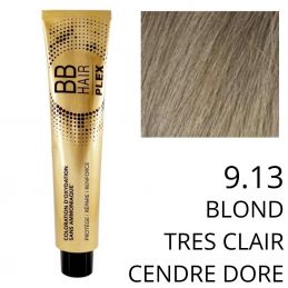 Coloration BBHAir Plex 9.13 Blond très clair cendré doré