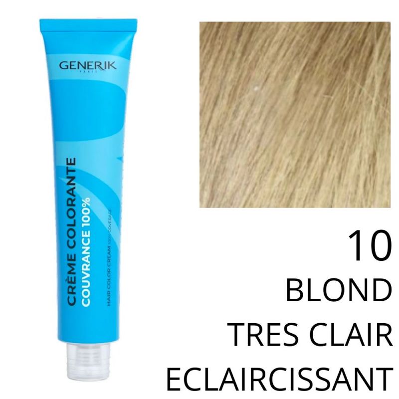 Coloration Generik 10Blond très clair éclaircissant