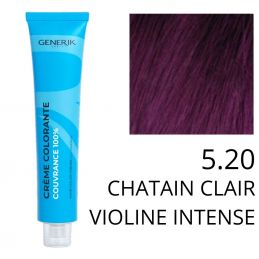 Coloration Generik 5,20 Chatain clair violine intense