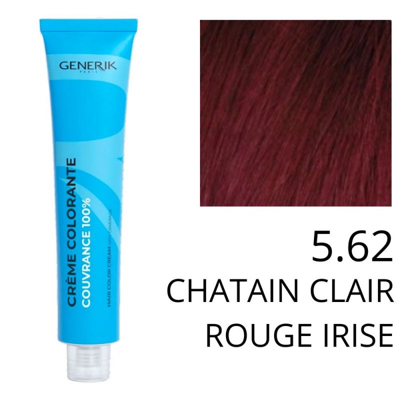 Coloration Generik 5,62 Chatain clair rouge irisé