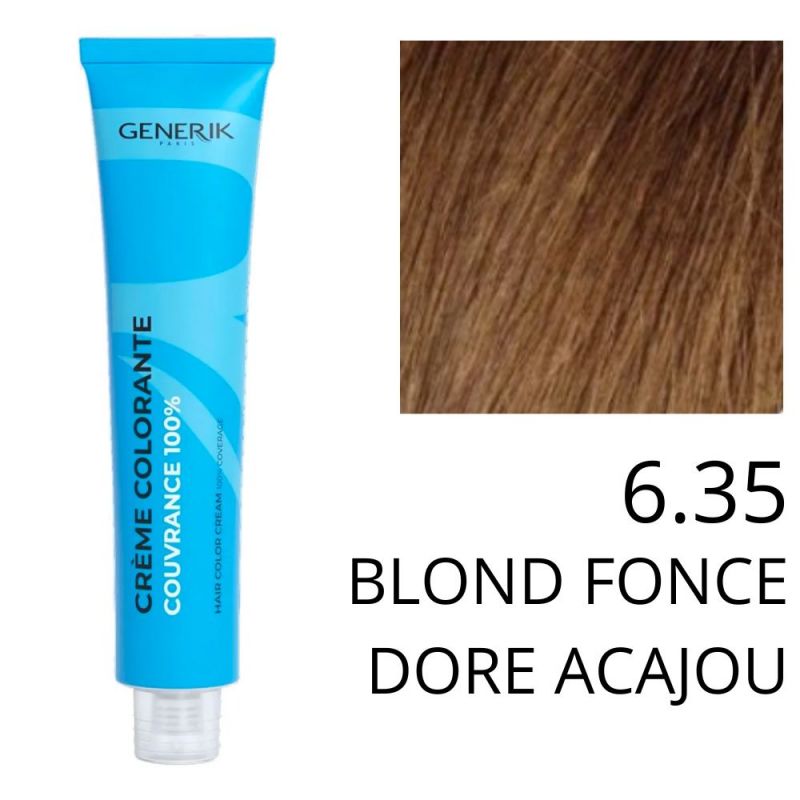 Coloration Generik 6,35 Blond foncé doré acajou