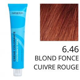 Coloration Generik 6,46 Blond foncé cuivré rouge
