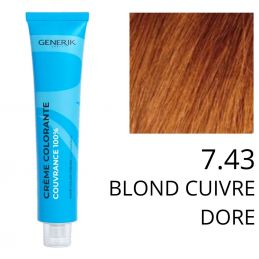 Coloration Generik 7,43Blond cuivré doré