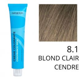 Coloration Generik 8,1 Blond clair cendré