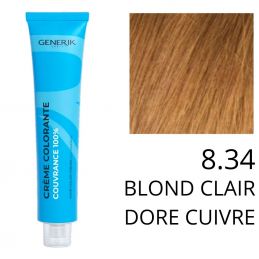Coloration Generik 8,34Blond clair doré cuivré