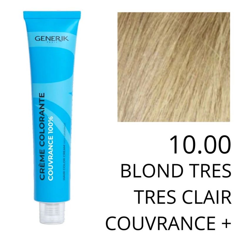 Coloration Generik 10.00 Blond très très clair couvrance+