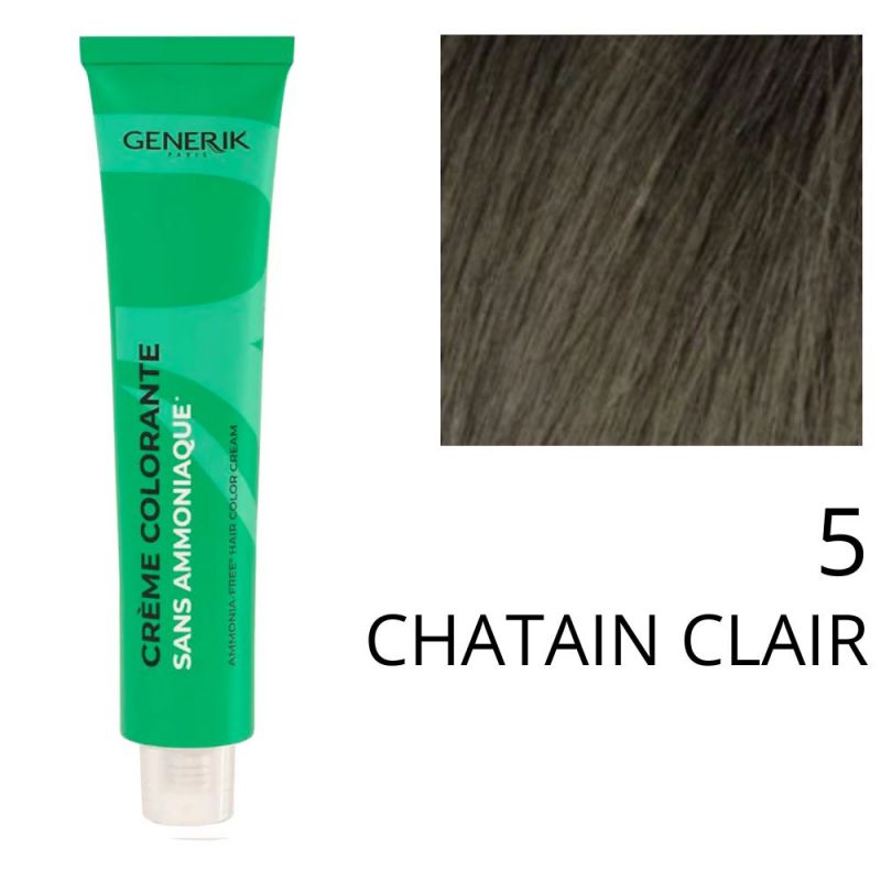 Coloration Generik sans ammoniaque 5Chatain clair