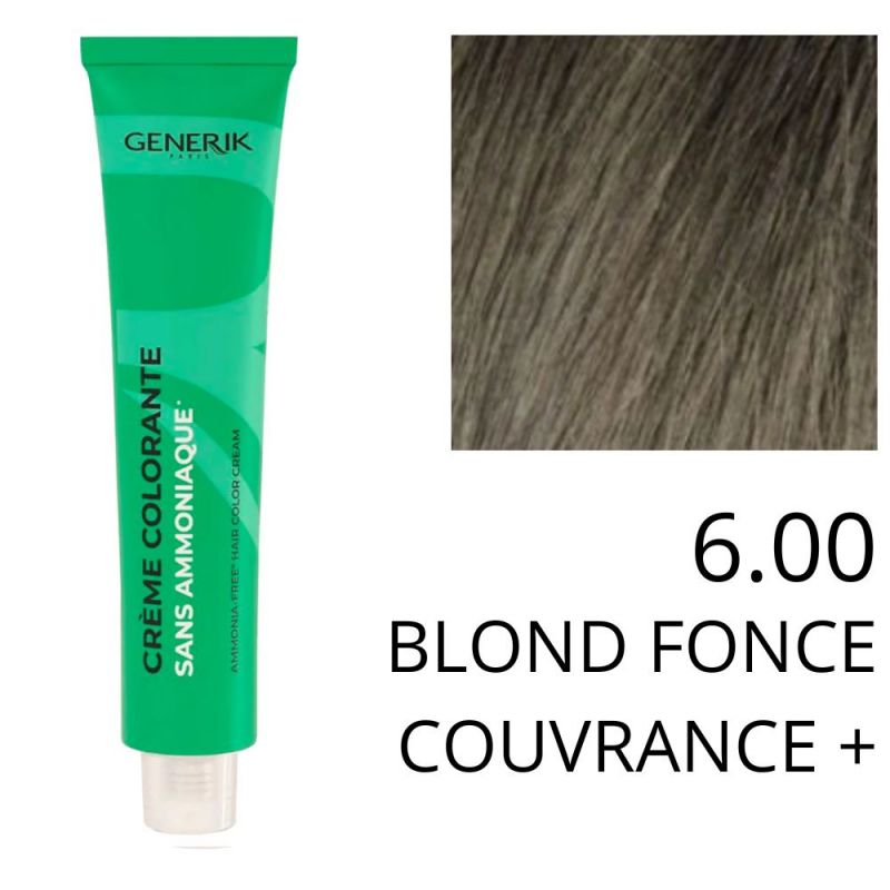 Coloration Generik sans ammoniaque 6.00 Blond foncé couvrance+