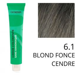 Coloration Generik sans ammoniaque 6,1Blond foncé cendré