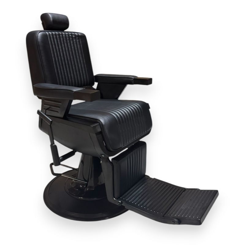 Fauteuil barbier Milano Noir