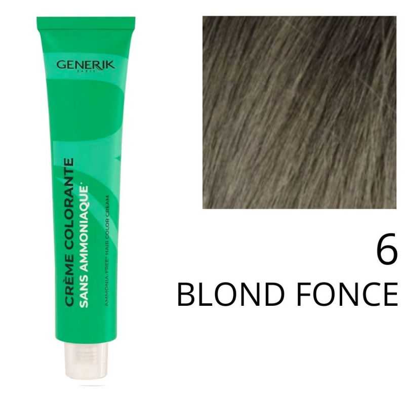 Coloration sans ammoniaque Generik 6 Blond foncé 180ml
