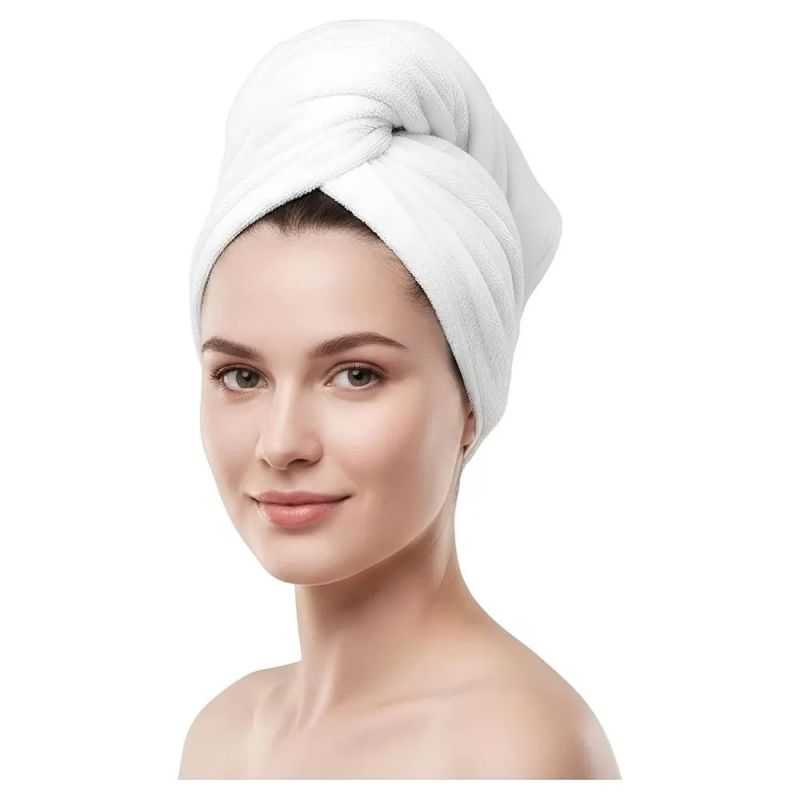 Serviette microfibre super absorbant blanche par 12