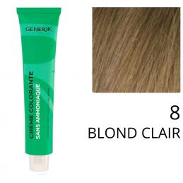 Coloration sans ammoniaque Generik 8 Blond clair 180ml