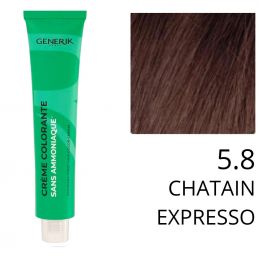 Coloration Generik sans ammoniaque 5,8 châtain expresso