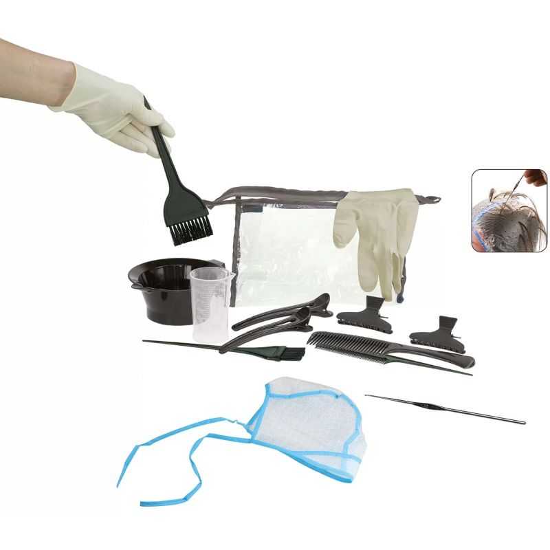 Kit coloration cheveux 15 pièces