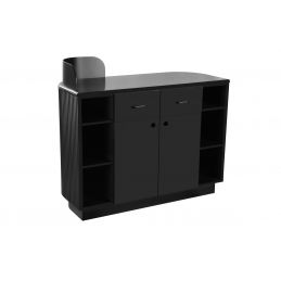 Comptoir caisse salon de coiffure PAM avec organisation optimisée