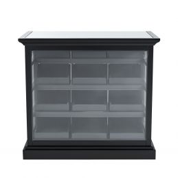 Comptoir d’accueil avec vitrine professionnelle et tiroirs de rangement Reno