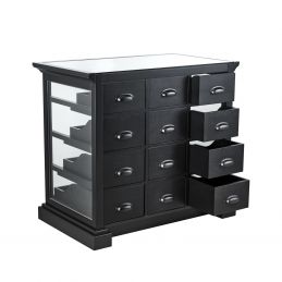 Comptoir caisse avec vitrine de présentation et tiroirs Reno