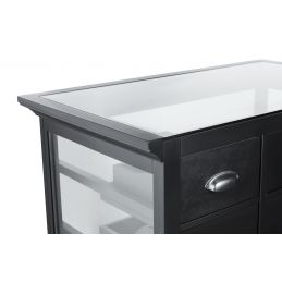 Comptoir de caisse avec vitrine de présentation et tiroirs Reno