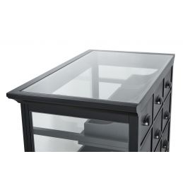 Vitrine et organisation poste caisse Reno