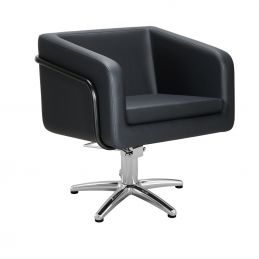 Fauteuil coiffure professionnel Egan avec pied étoile inox