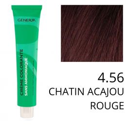 Coloration Generik sans ammoniaque 4,56Chatain acajou rouge