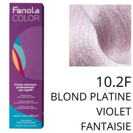 Coloration Fanola 10.2F Blond platine violet