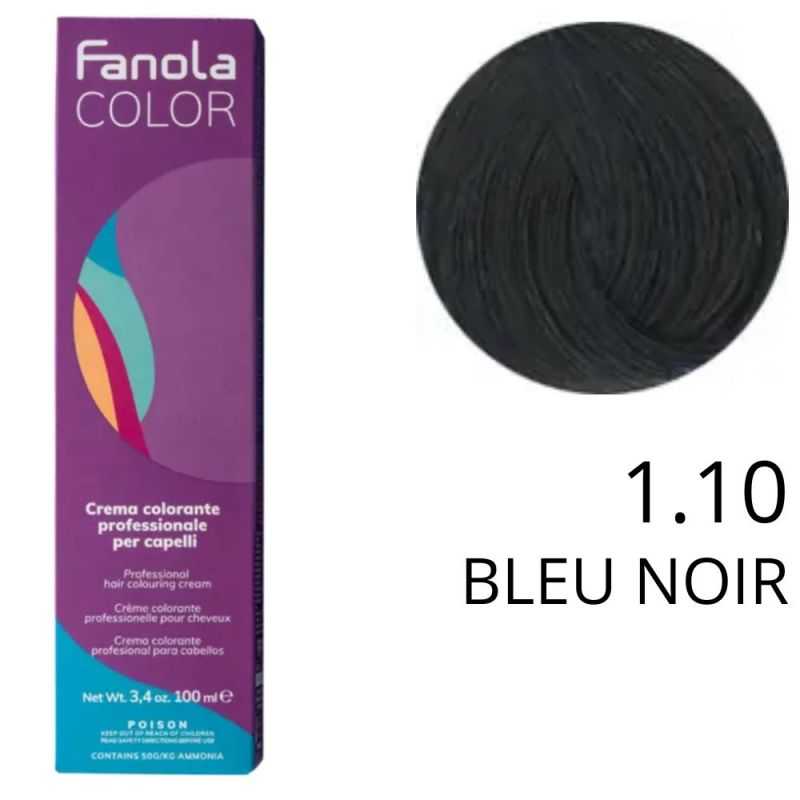 Coloration Fanola 1.10 Bleu noir Coloration Fanola 1.10 Bleu noir