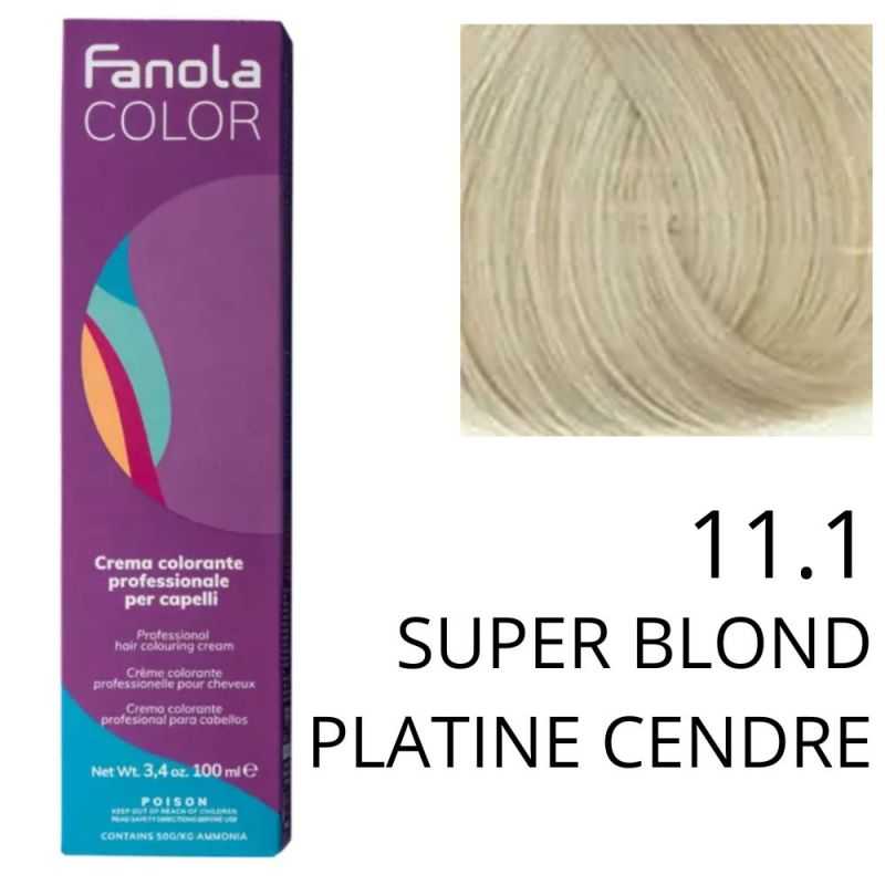 Coloration Fanola 11.1 Super blond platine cendré