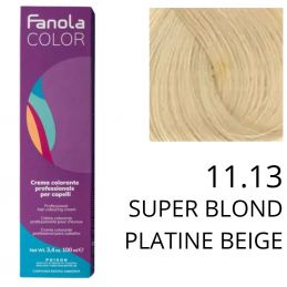 Coloration Fanola 11.13 Super blond platine beige