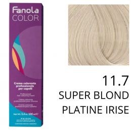Coloration Fanola 11.7 Super blond platine irisé