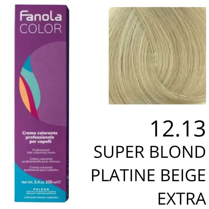 Coloration Fanola 12.13 Super blond platine beige extra