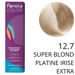 Coloration Fanola 12.7 Super blond platine irisé extra