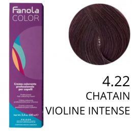 Coloration Fanola 4.22 Chatain violet intense