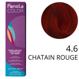 Coloration Fanola 4.6 Chatain rouge