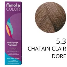Coloration Fanola 5.3 Chatain clair doré