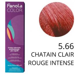 Coloration Fanola 5.66 Chatain clair rouge intense