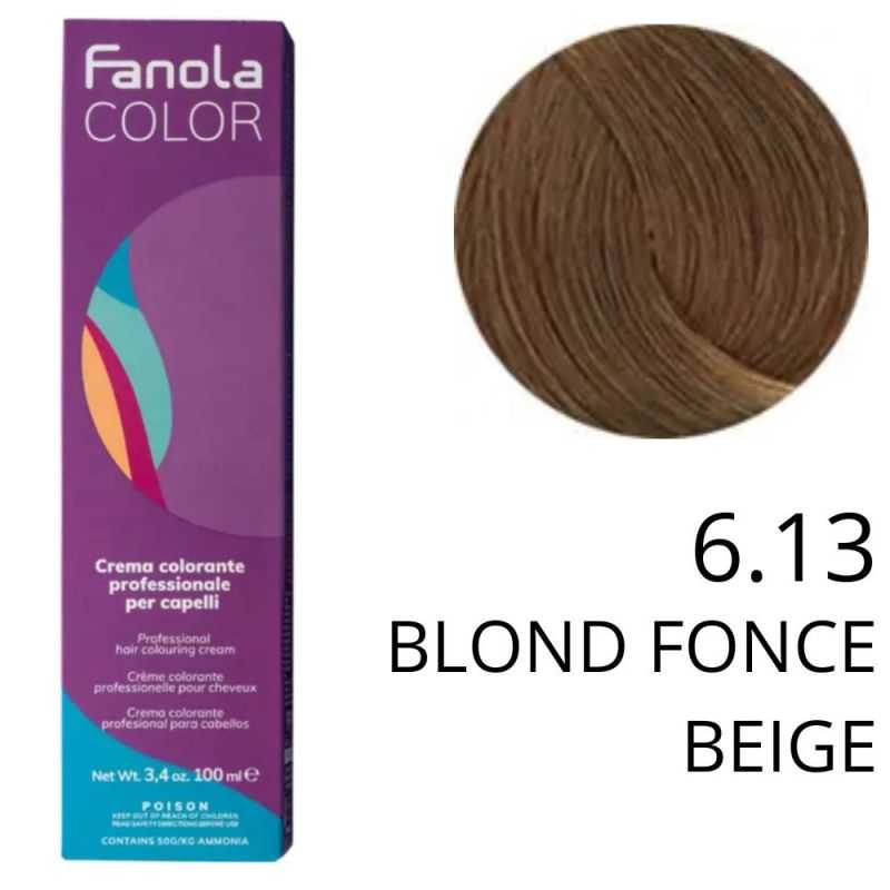 Coloration Fanola 6.13 Blond foncé beige Coloration Fanola 6.13 Blond foncé beige